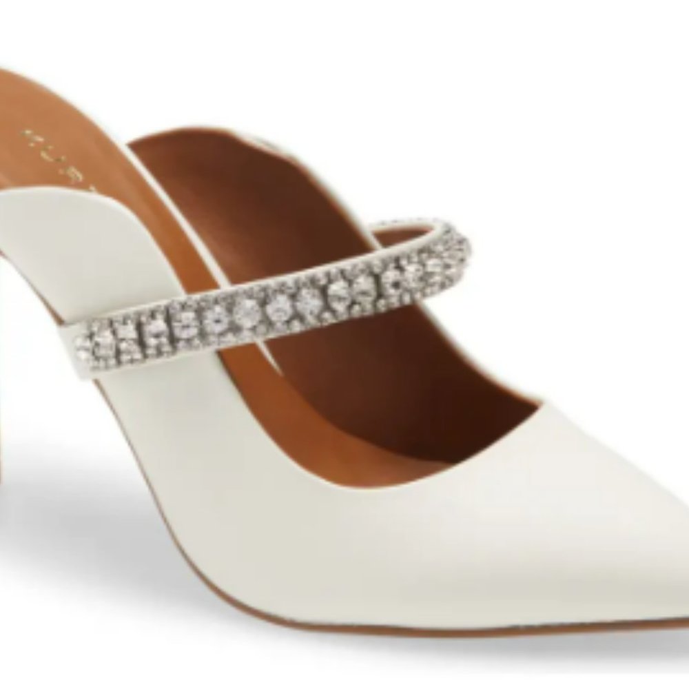KURT GEIGER LONDON - Duke Crystal Strap Pointed Toe Mule (Women)